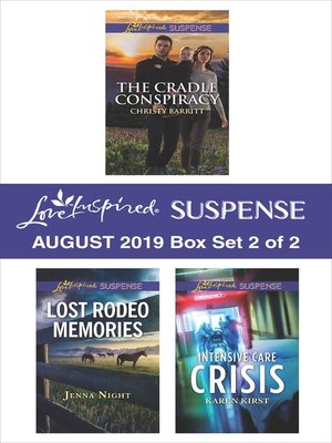cover image of Harlequin Love Inspired Suspense August 2019, Box Set 2 of 2
